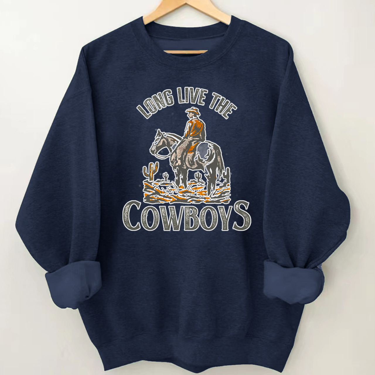 Long Live The Cowboys Horse Sweatshirt