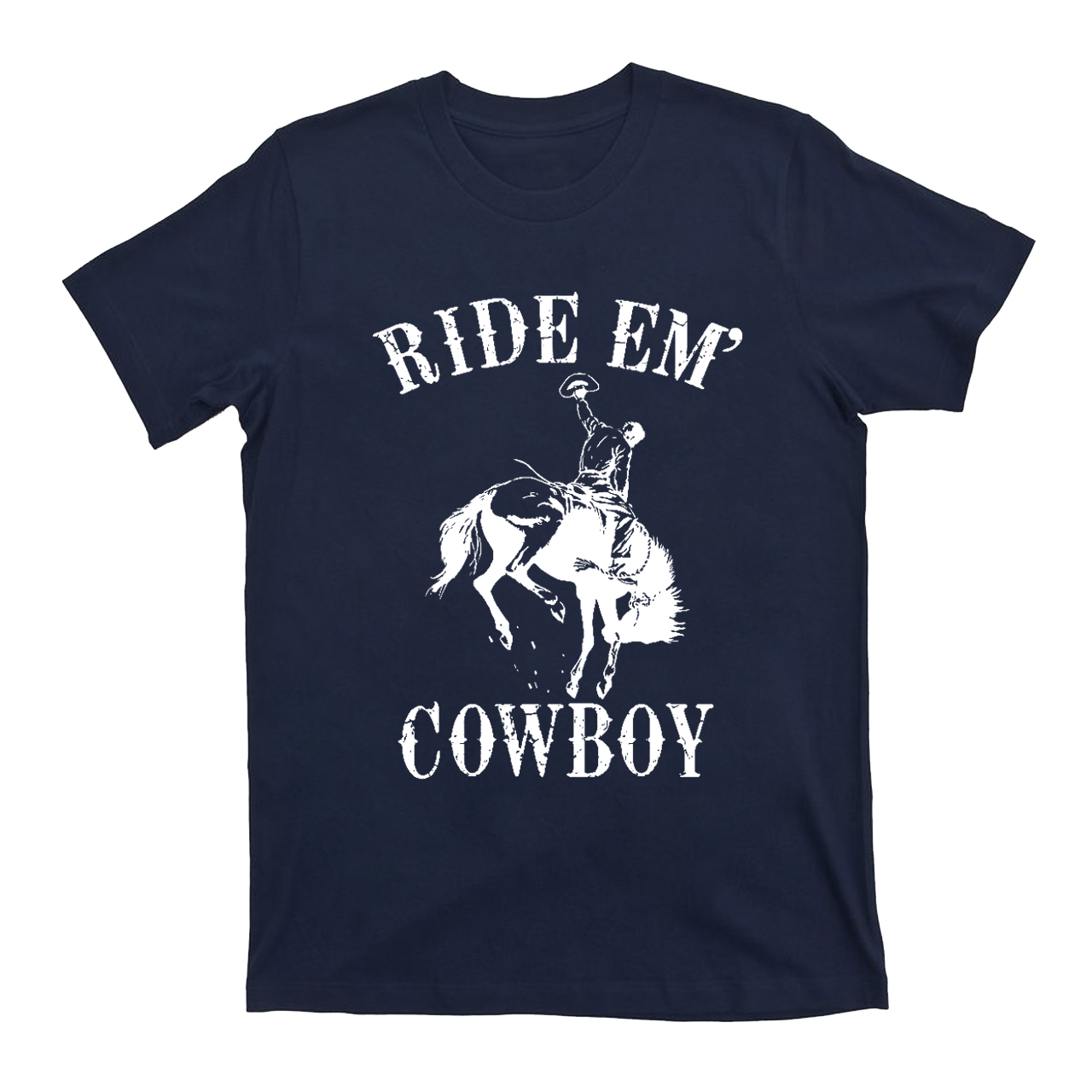 Cowboys taming wild horses EM'  T-Shirts