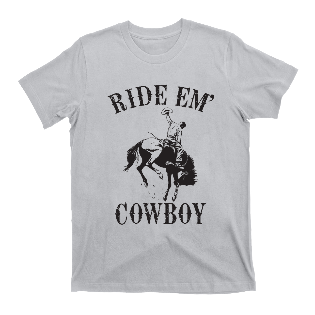 Cowboys taming wild horses EM'  T-Shirts