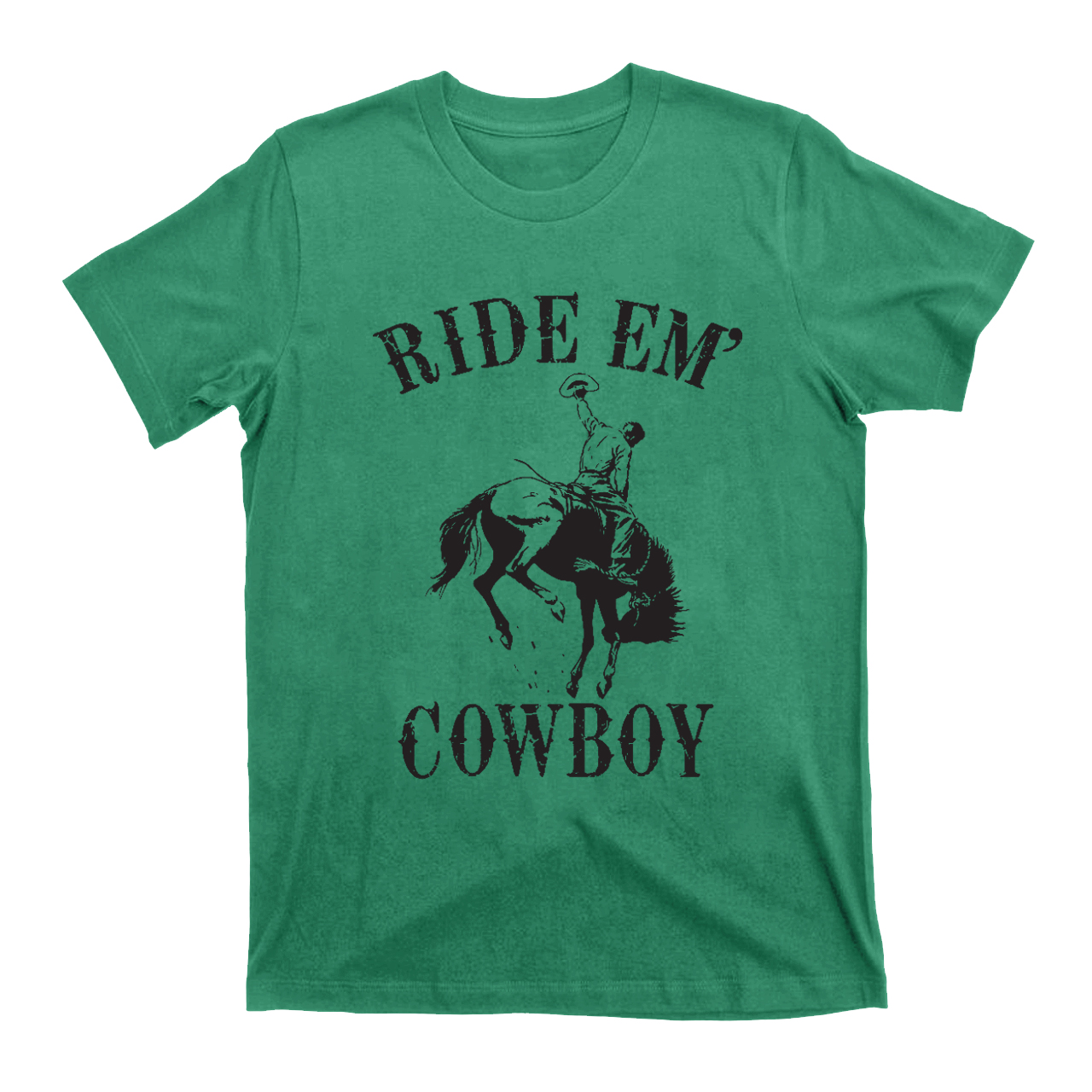 Cowboys taming wild horses EM'  T-Shirts