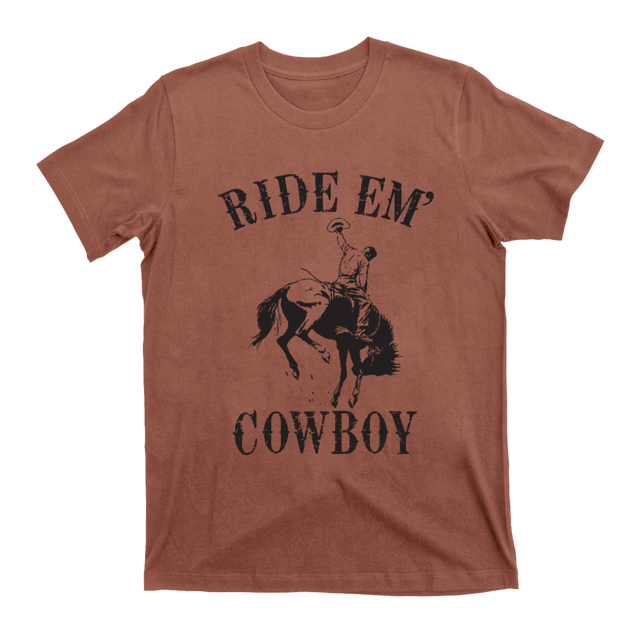 Cowboys taming wild horses EM'  T-Shirts
