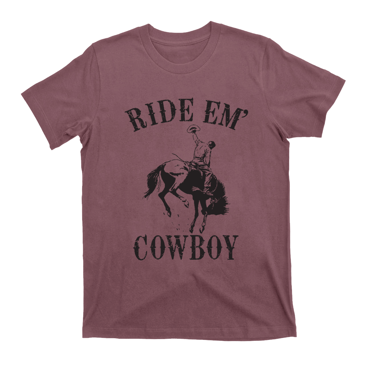 Cowboys taming wild horses EM'  T-Shirts