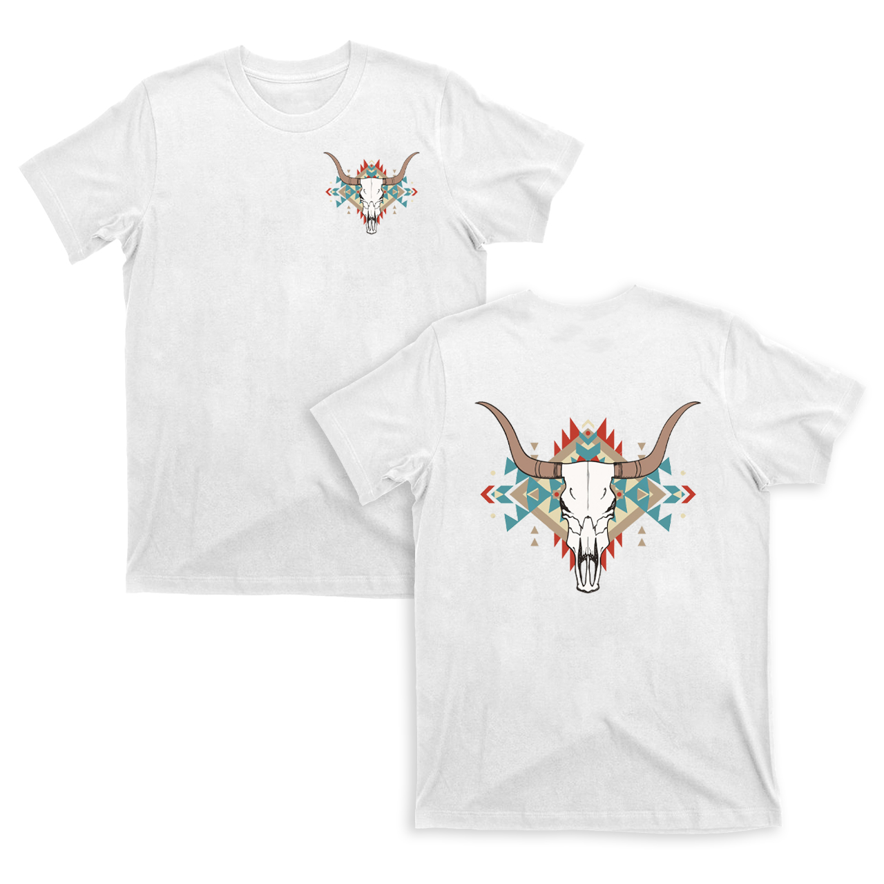 Classic Bull Head Religion Cowboy T-Shirts