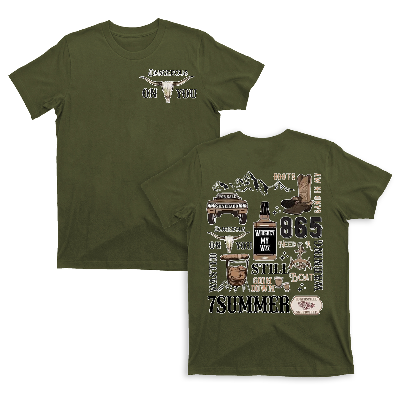 Dangerous On You Cowboy T-Shirts