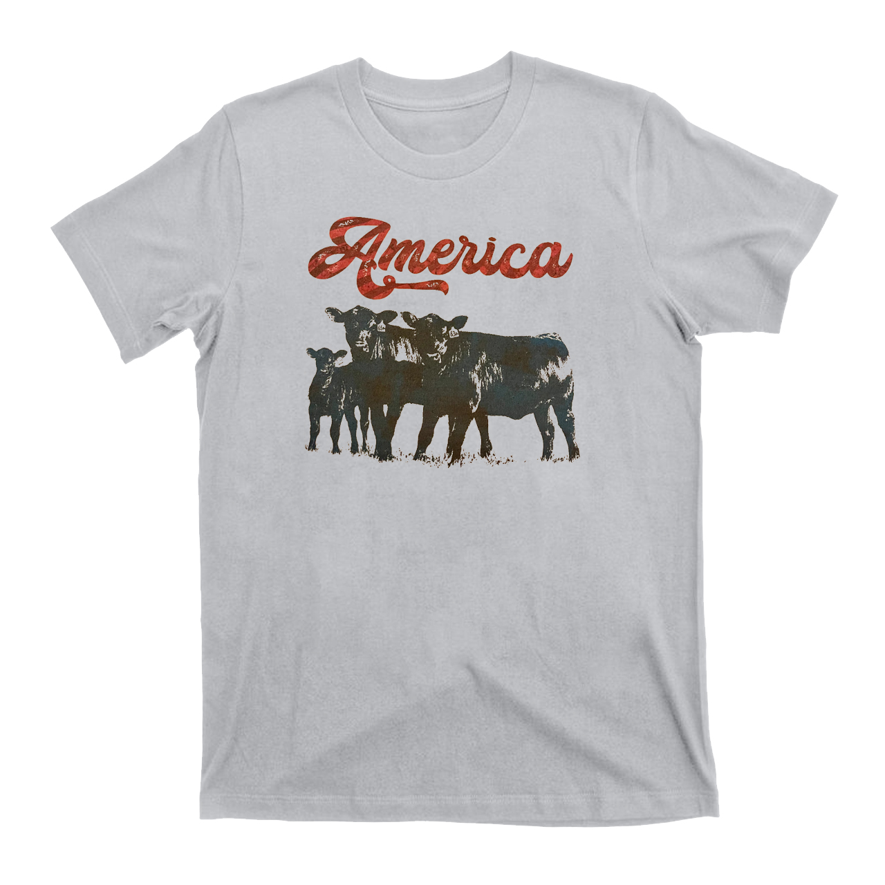 American Cattle West Cowboy T-Shirts