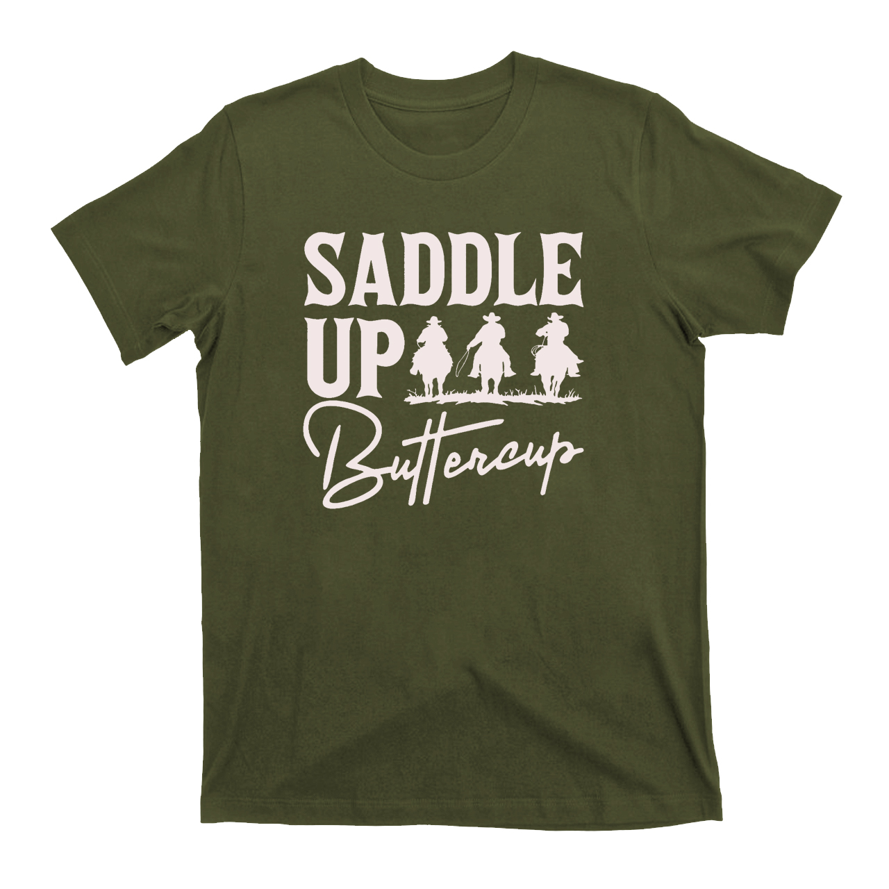 Saddle Up Buttercup Cowboy T-Shirts