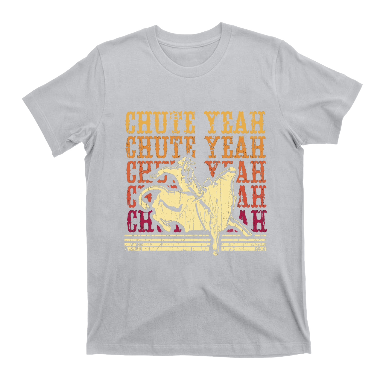 Funny Bull Rider Chute Yeah T-Shirts