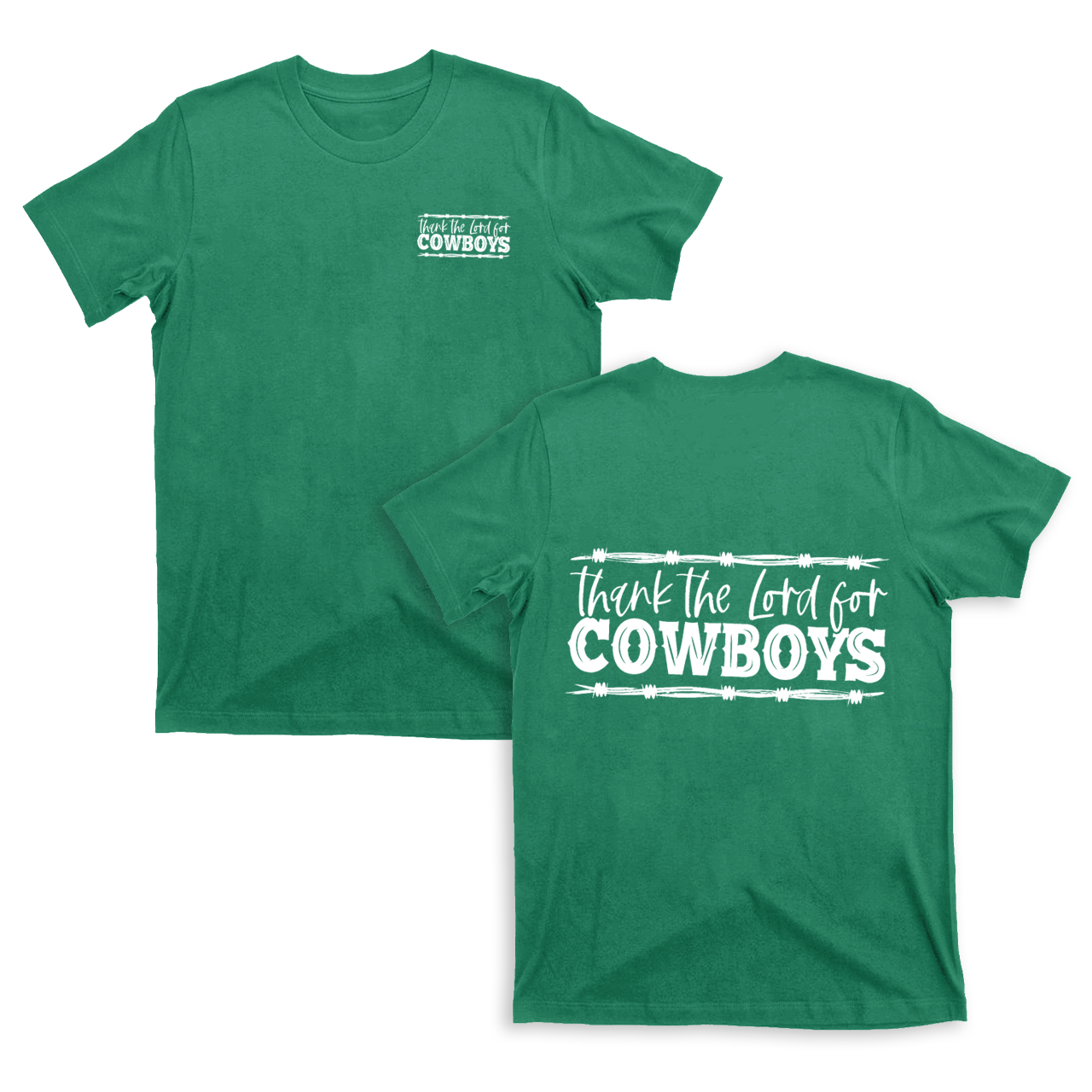 Thank the Lord for Cowboys T-Shirts
