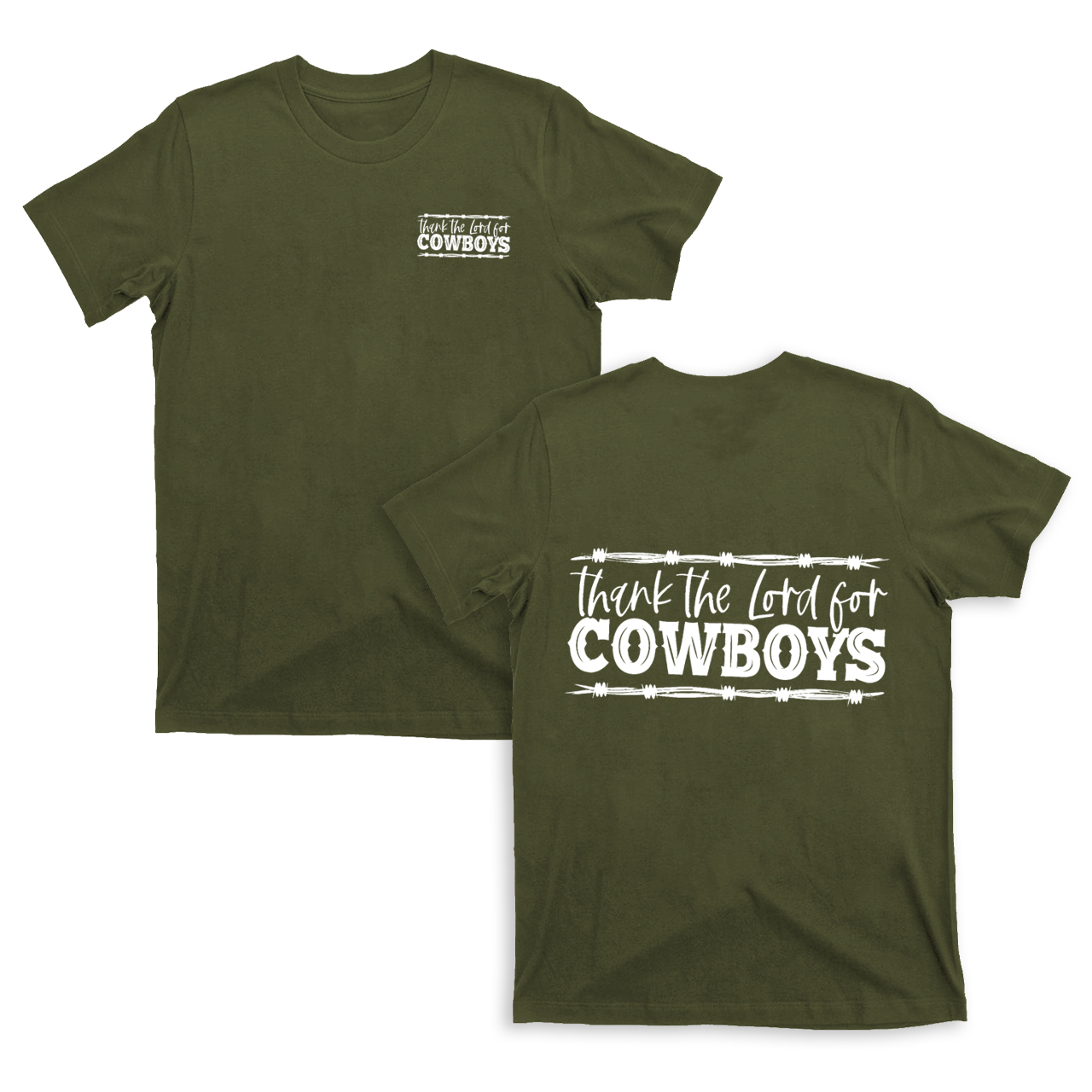 Thank the Lord for Cowboys T-Shirts
