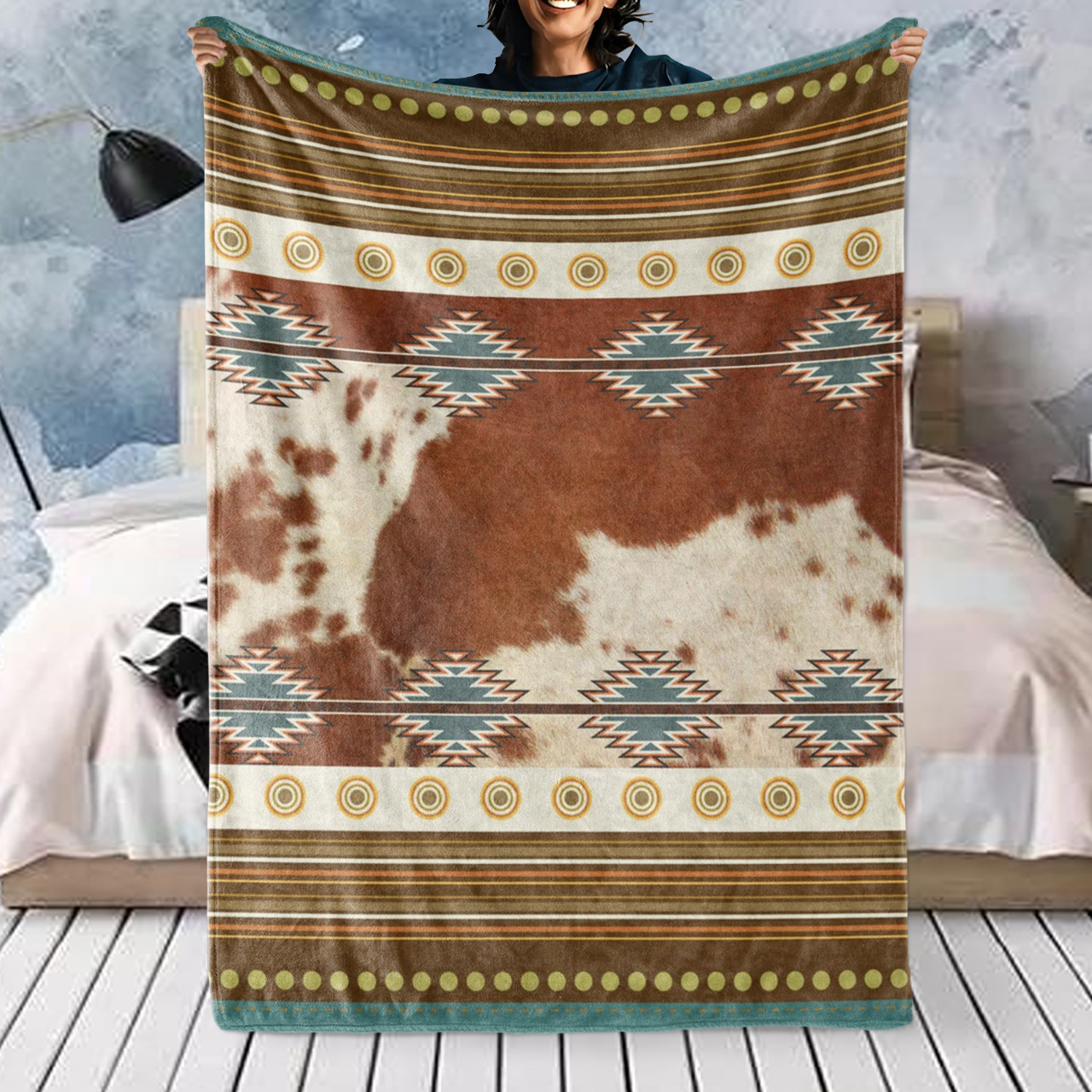 Aztec Westner Cowboy  Blanket