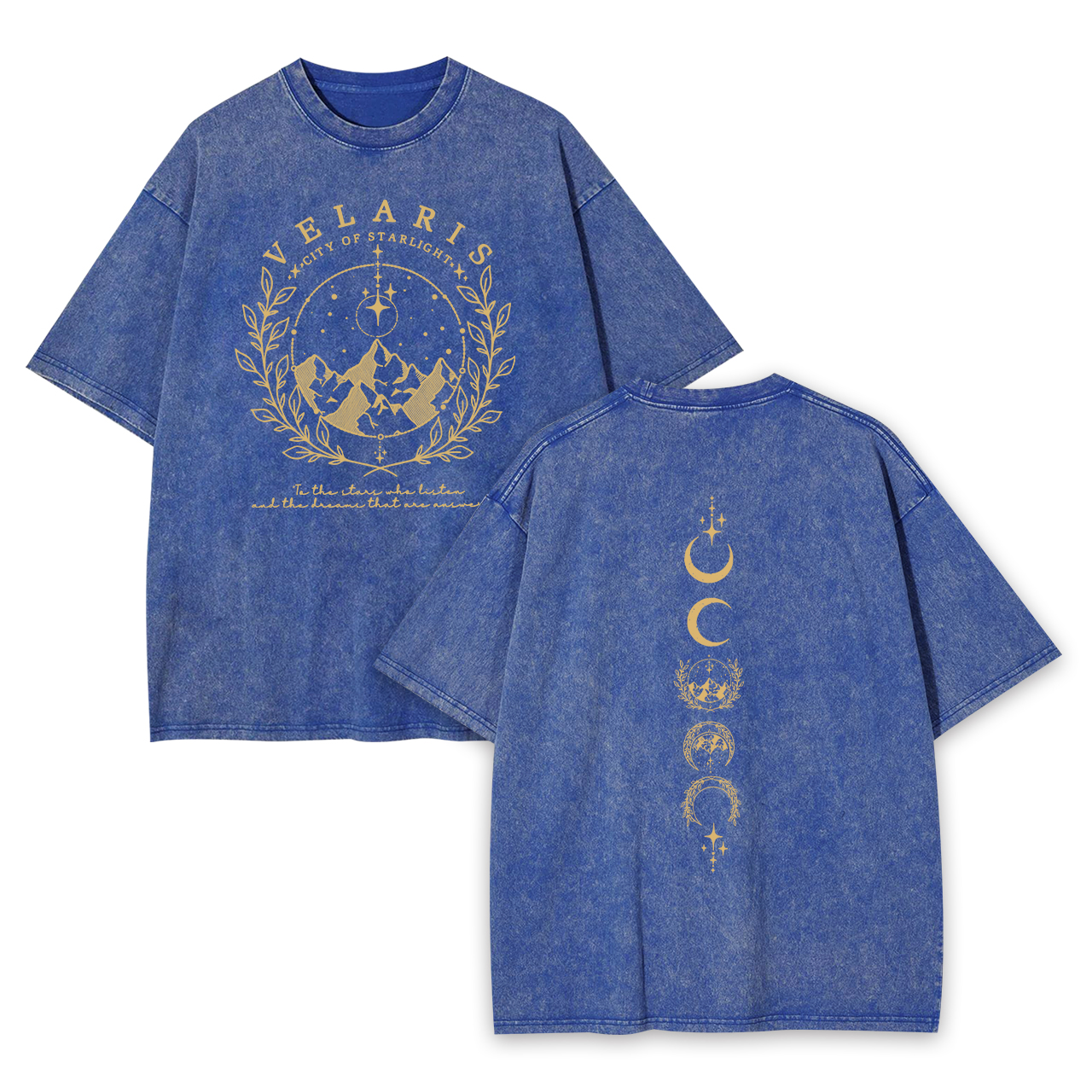 Velaris City Of Starlight Cowboy Garment-dye Tees