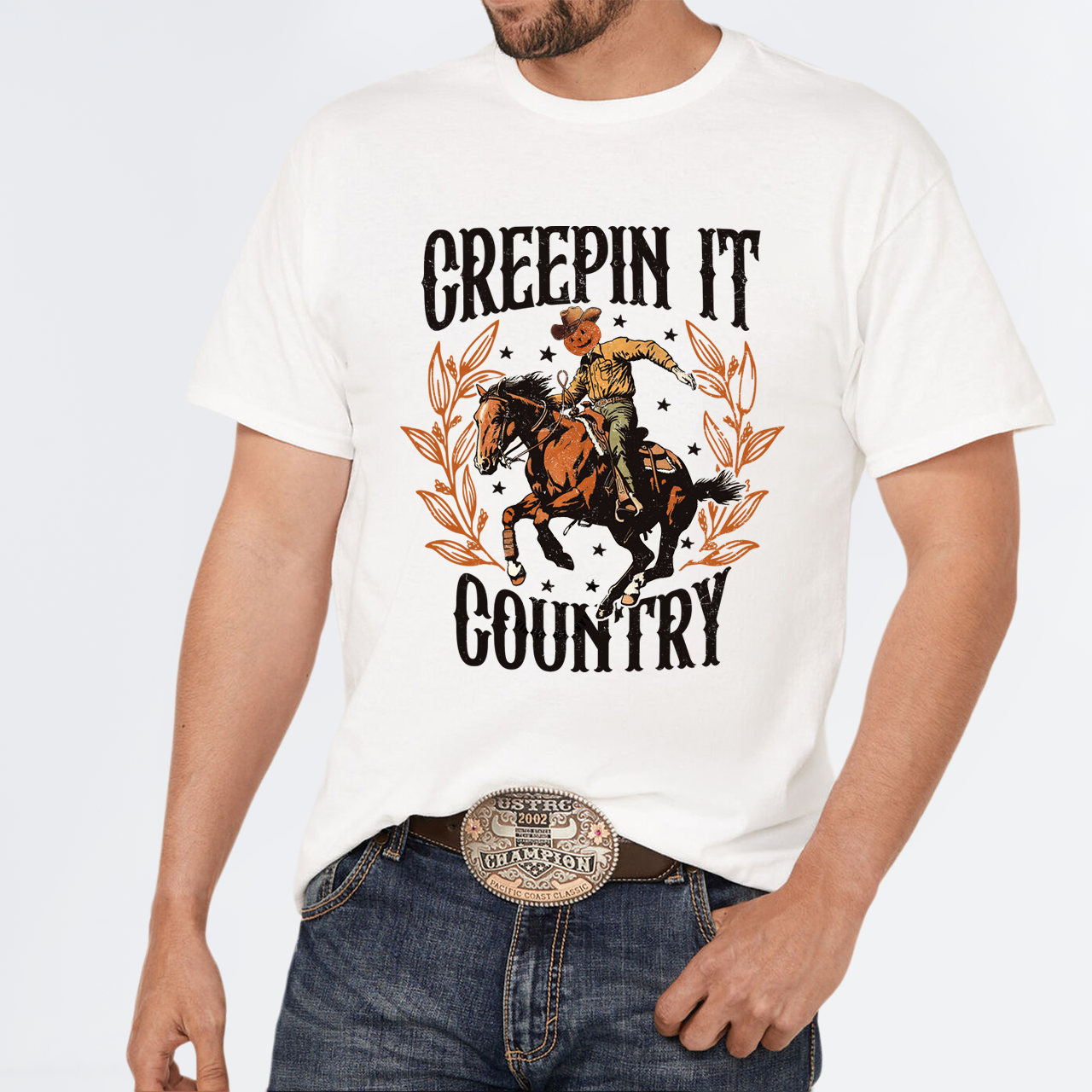 Creepin It Country Western Halloween T-Shirts