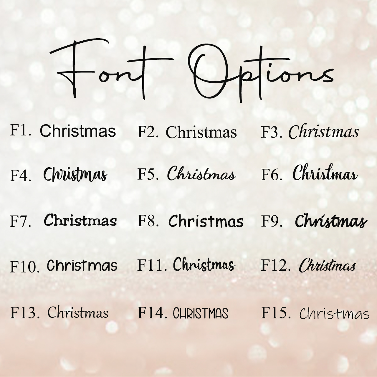 Personalized Christmas Tree Pendant