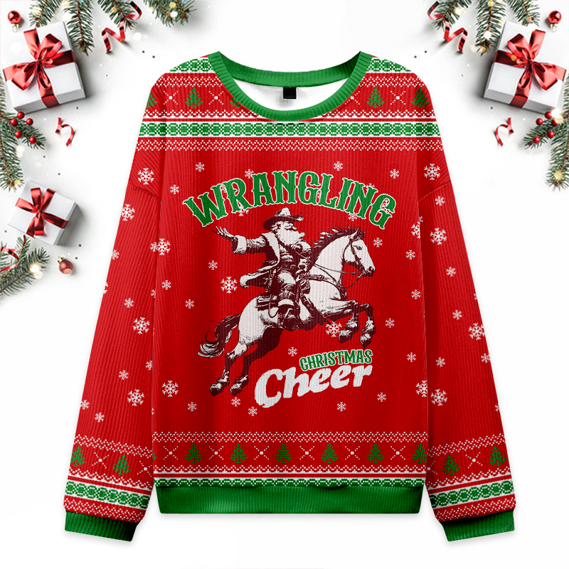 Wrangling Christmas Cheer Ugly Sweater
