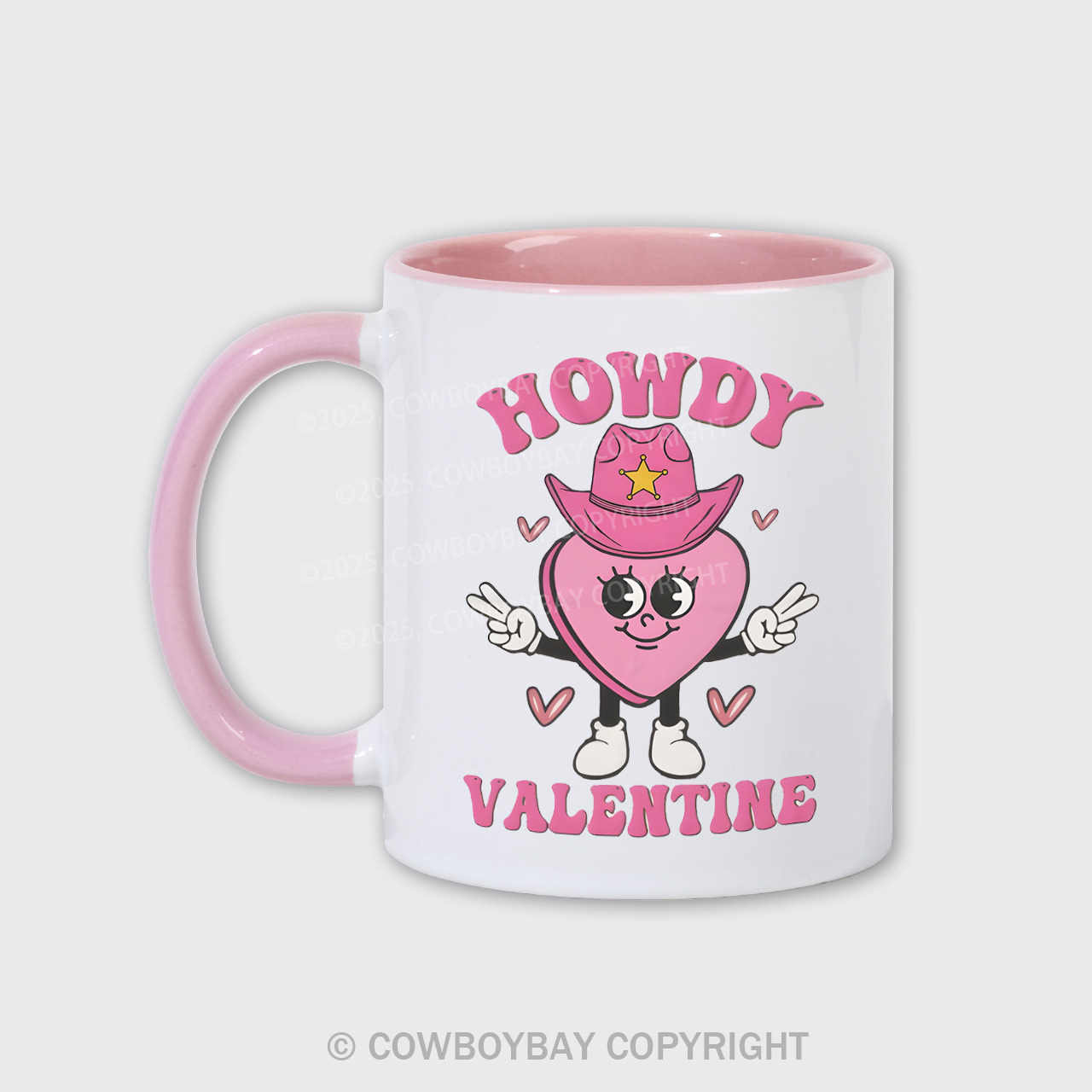 Howdy Valentines Day Mug