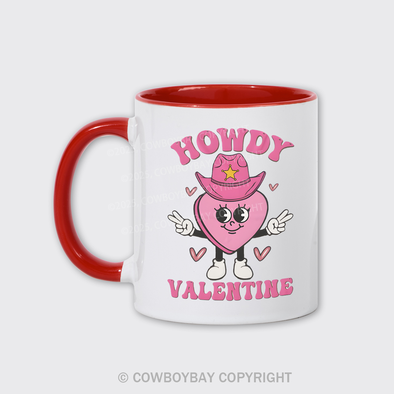 Howdy Valentines Day Mug