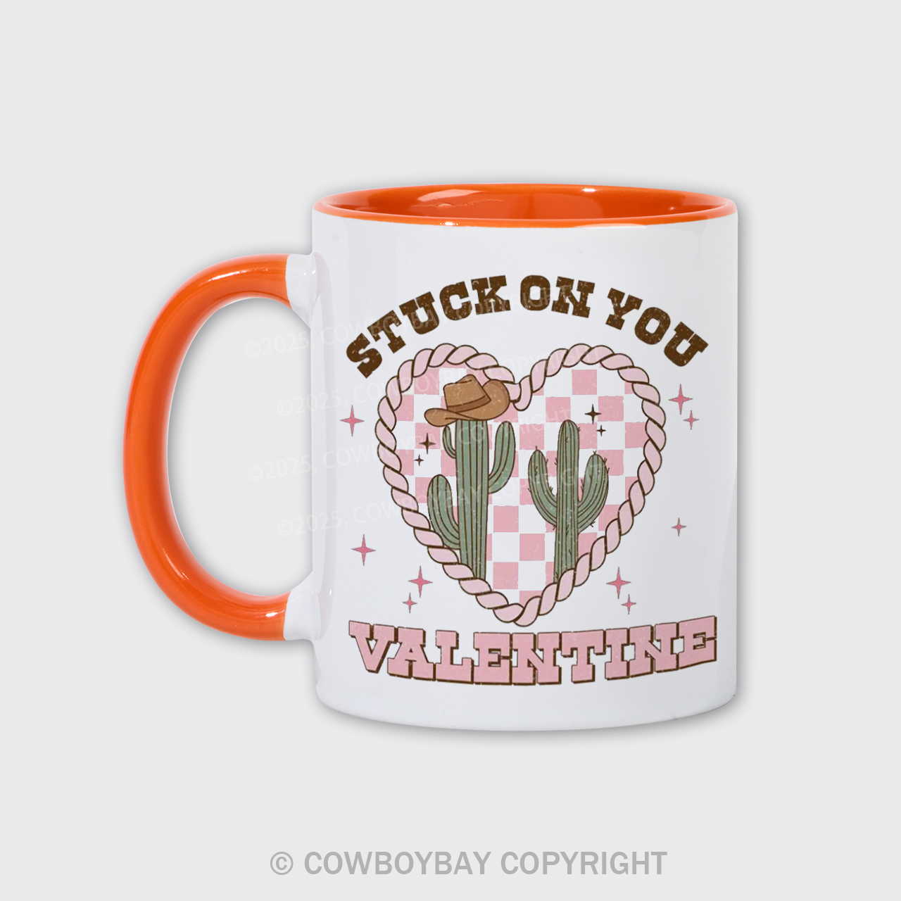 Retro Western Valentine Mug