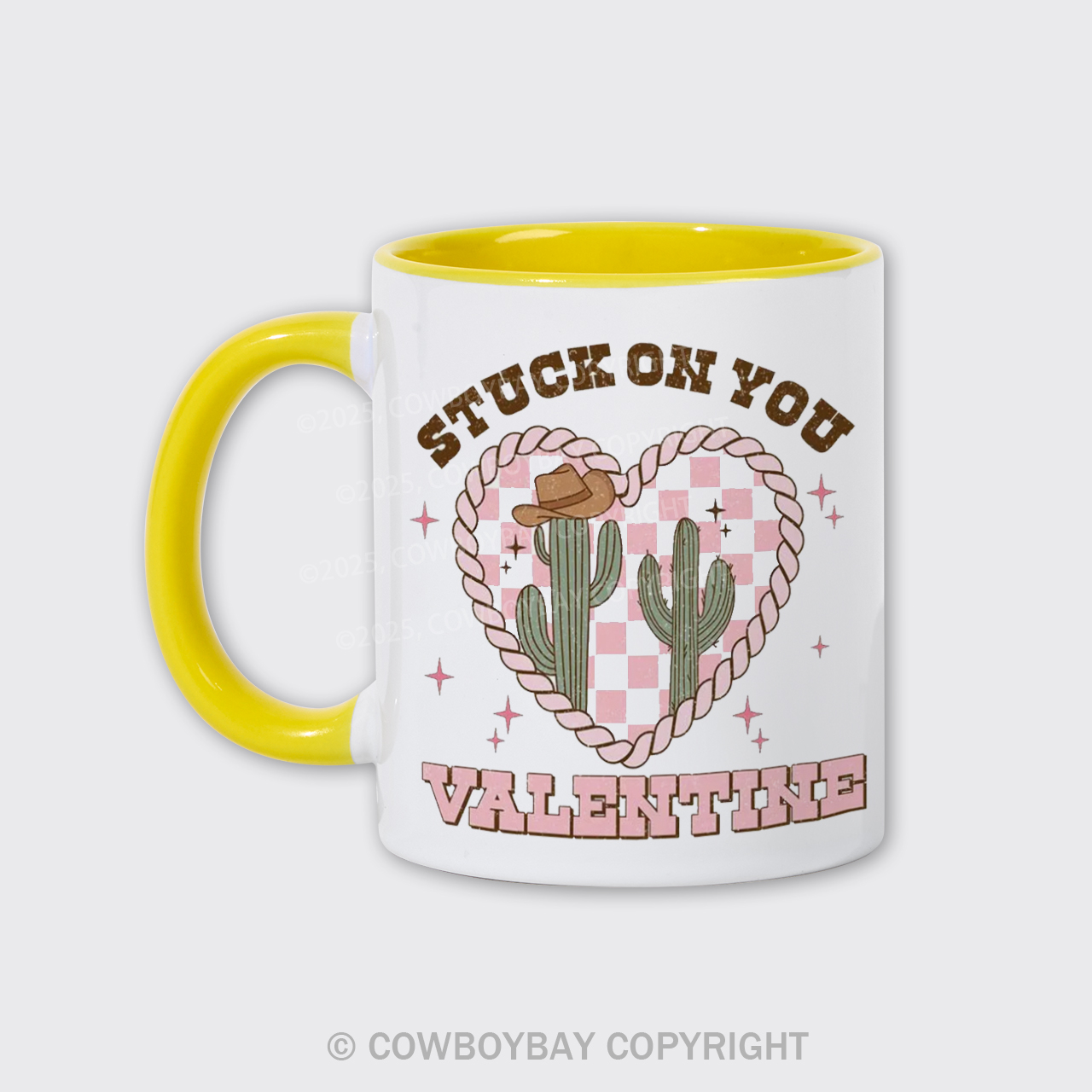 Retro Western Valentine Mug