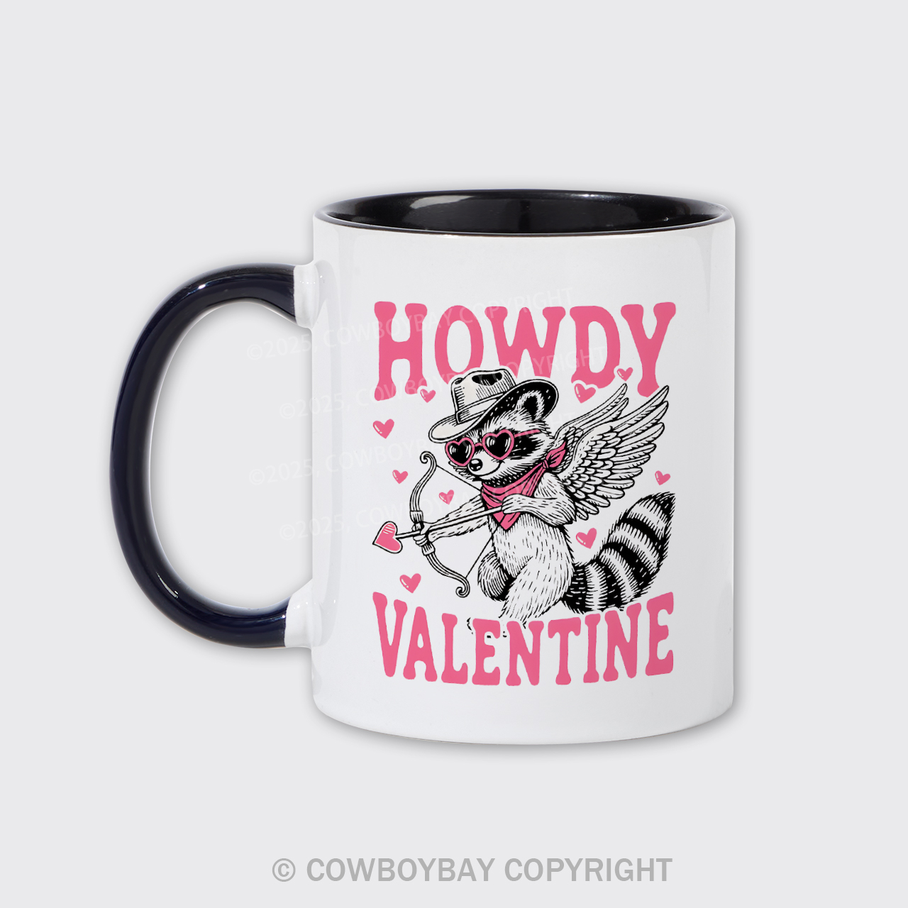Funny Raccoon Valentine Mug