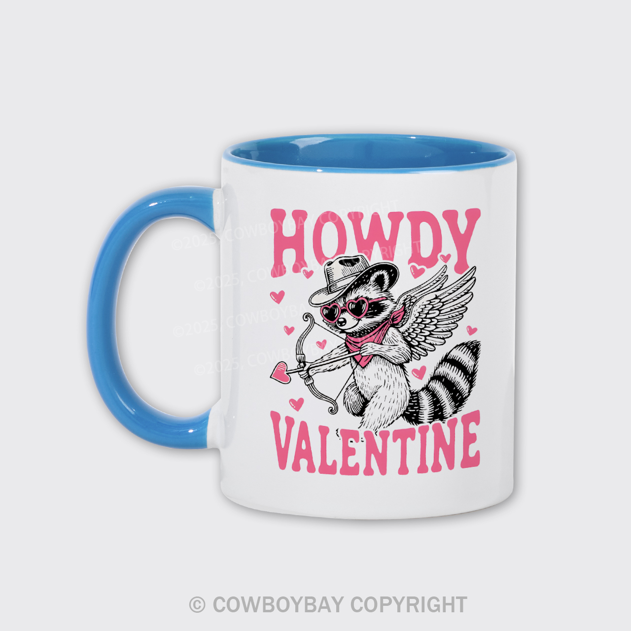Funny Raccoon Valentine Mug