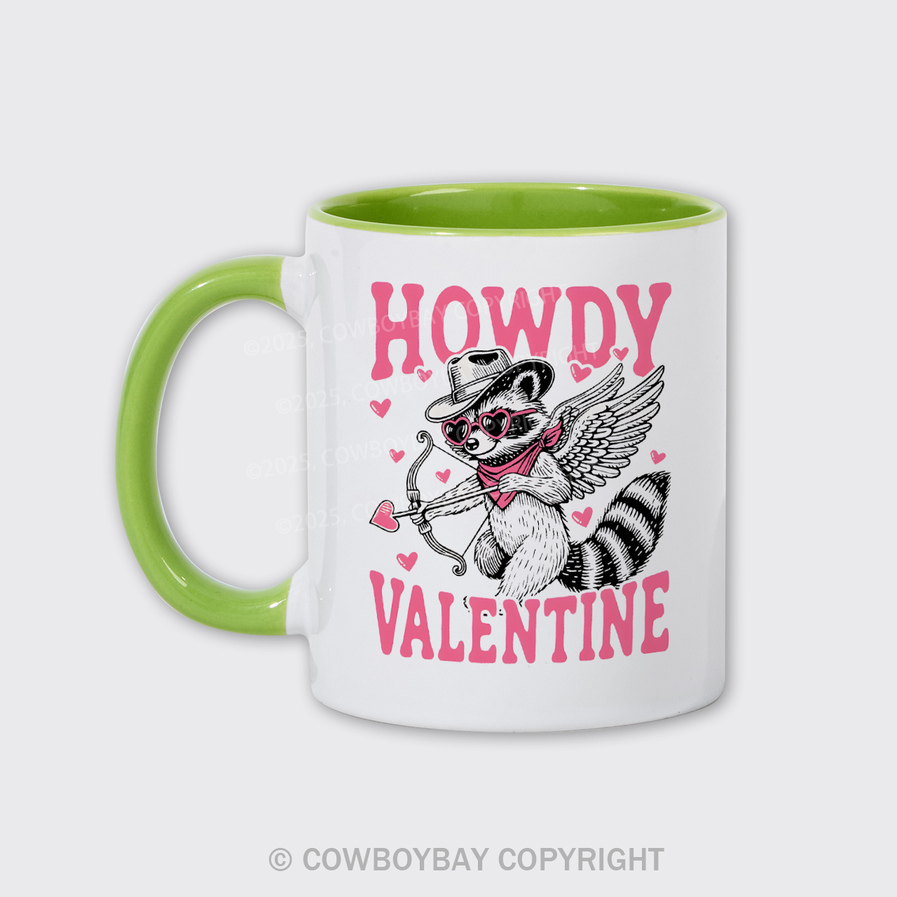Funny Raccoon Valentine Mug