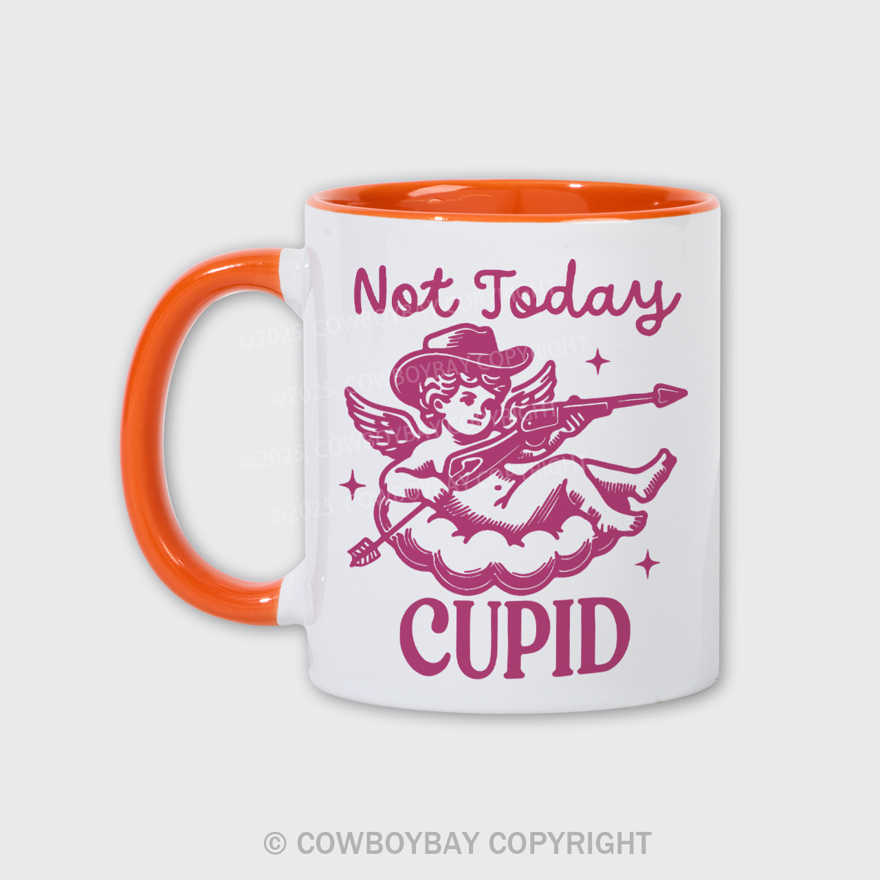 Not Today Cupid Mug