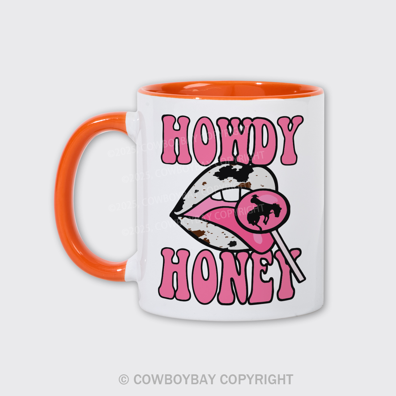 Retro Cowgirl, Valentine's Day Mug