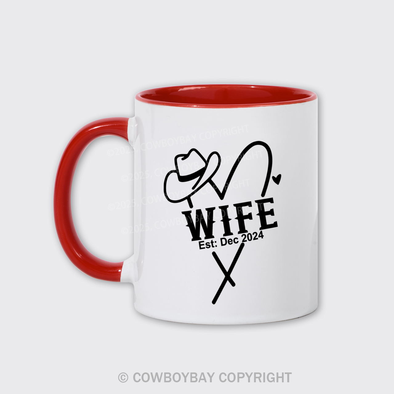 Personalized Rodeo Wedding Mug
