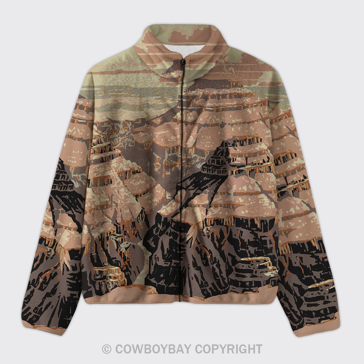 Vintage Mountain View Fleece Jacket