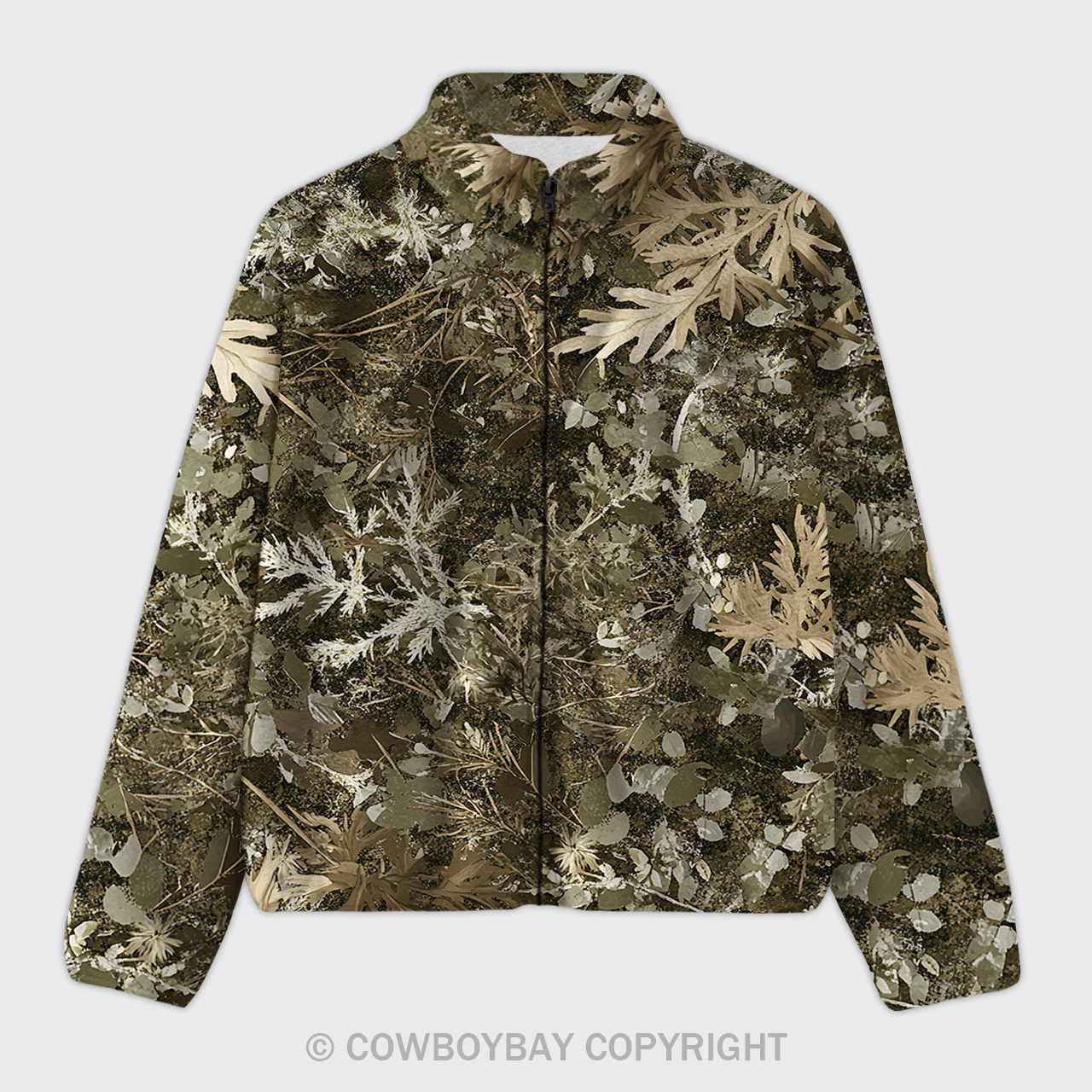 Forest Printing Fleece Jacket