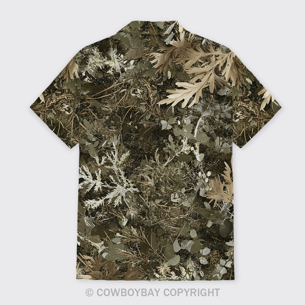 Forest Printing Button Up Shirts