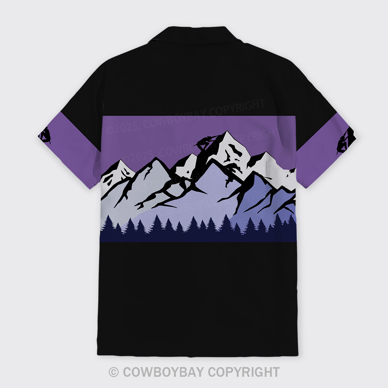 Climbing Design Button Up Shirts