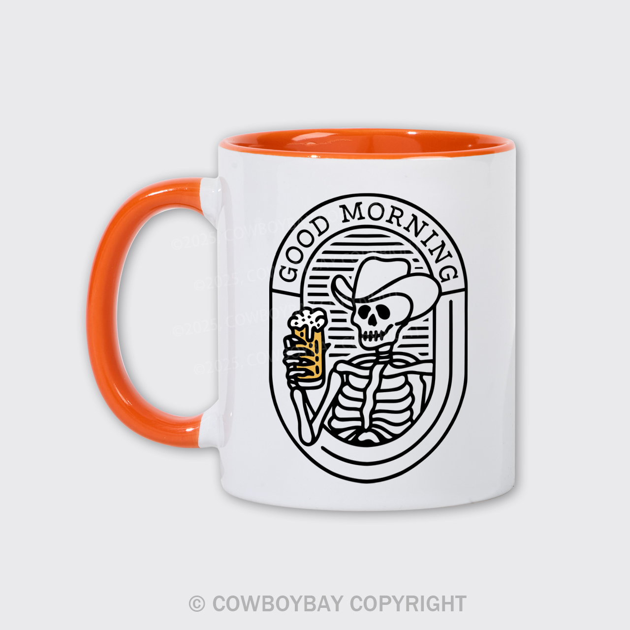 Cowboy Skeleton Mug