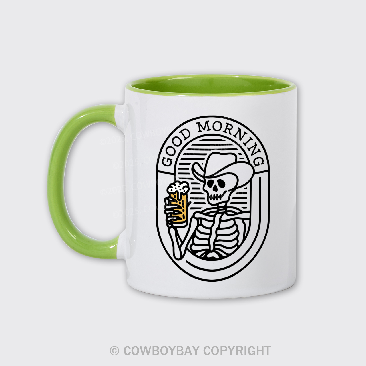 Cowboy Skeleton Mug