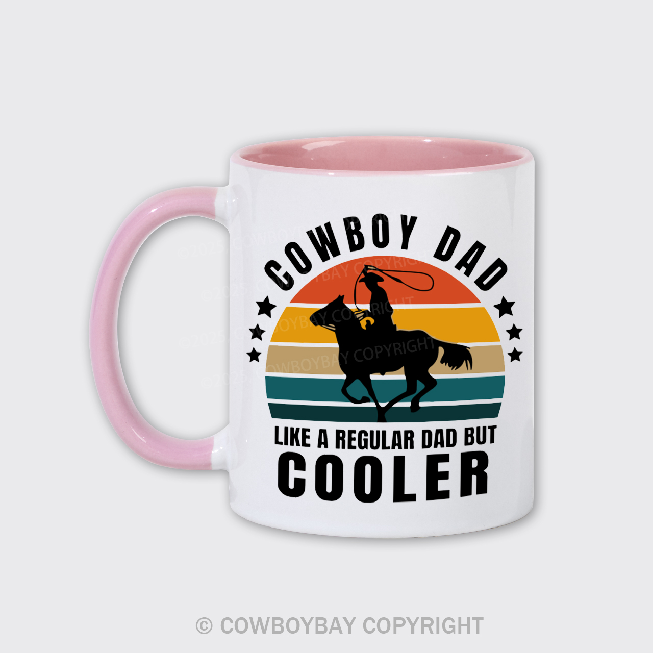 Cowboy Dad Like A Regular Dad But Cooler Mug