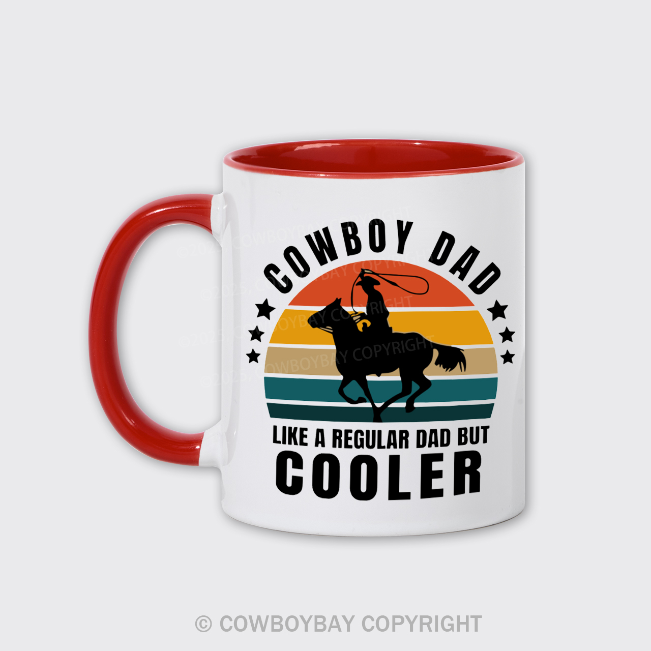 Cowboy Dad Like A Regular Dad But Cooler Mug