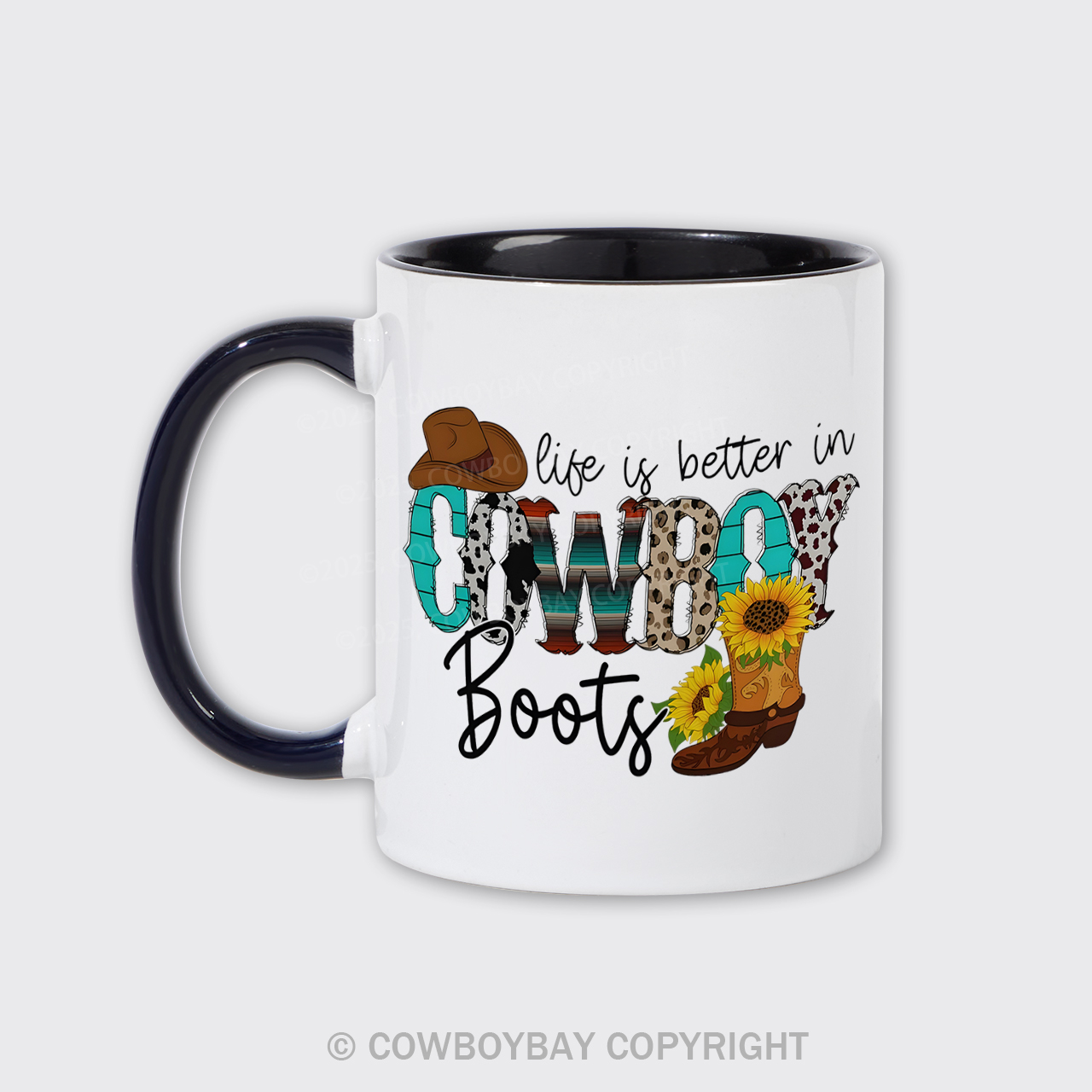 Cowboy Boots Life Mug