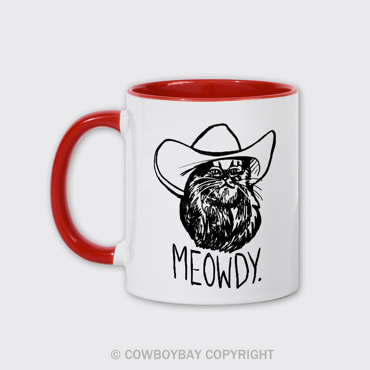 Meowdy Texas Cat Mug