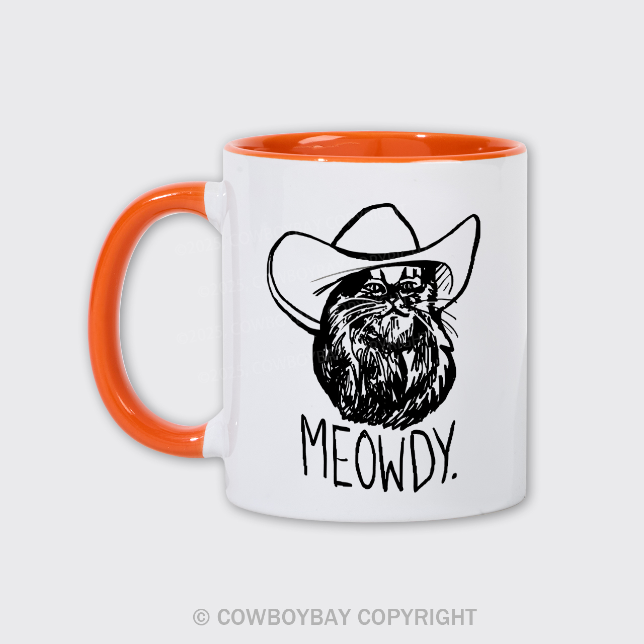 Meowdy Texas Cat Mug