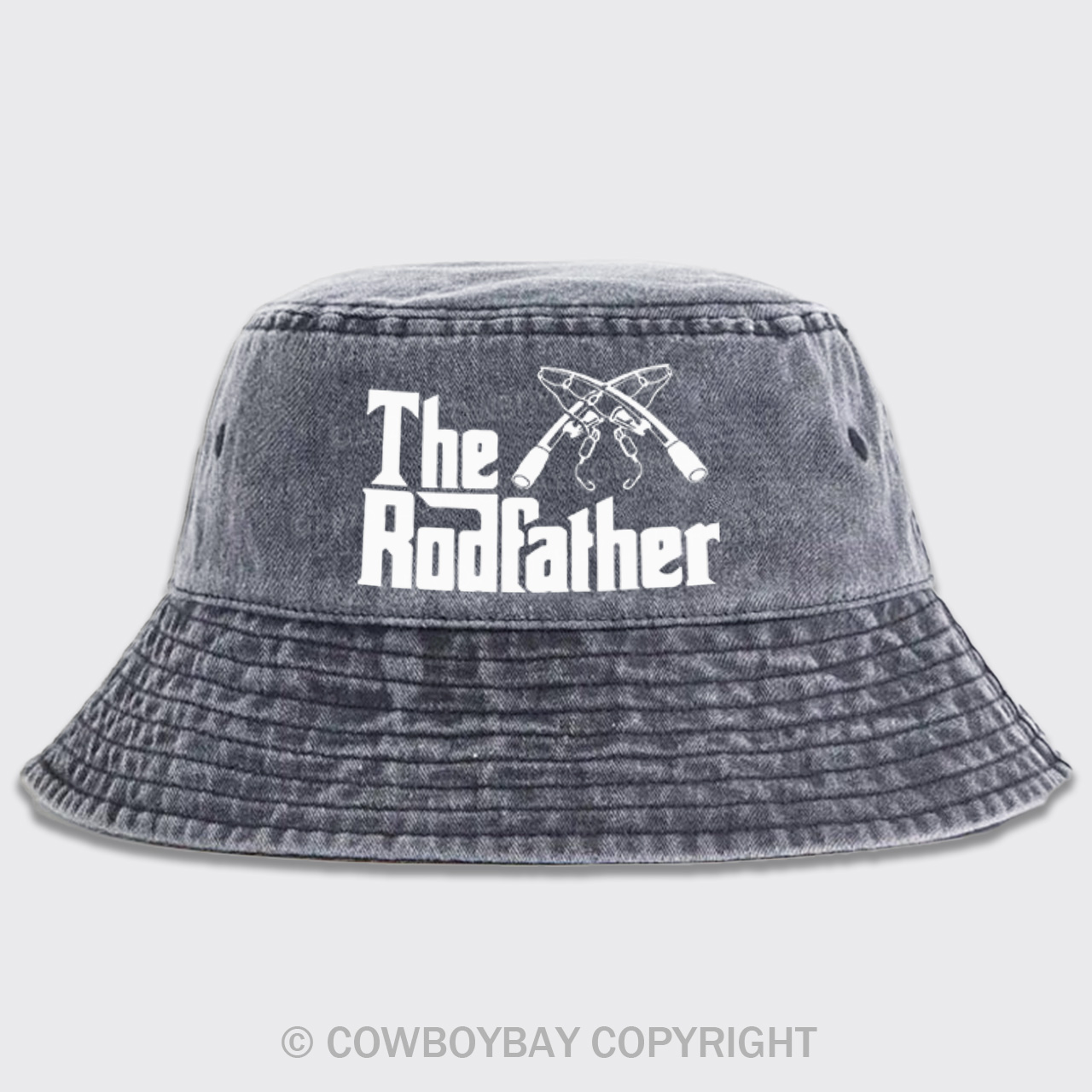 The Rodfather Funny Fishing Bucket Hat