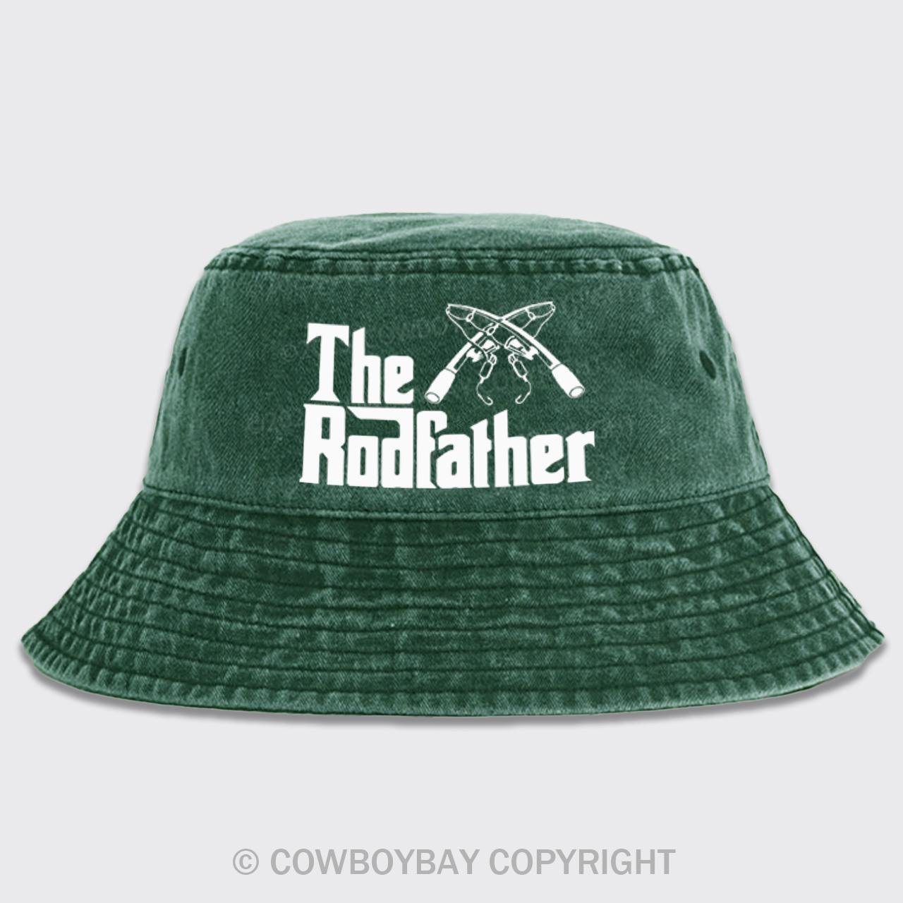 The Rodfather Funny Fishing Bucket Hat