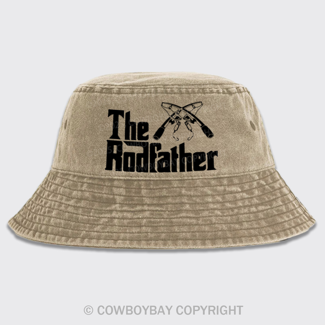 The Rodfather Funny Fishing Bucket Hat