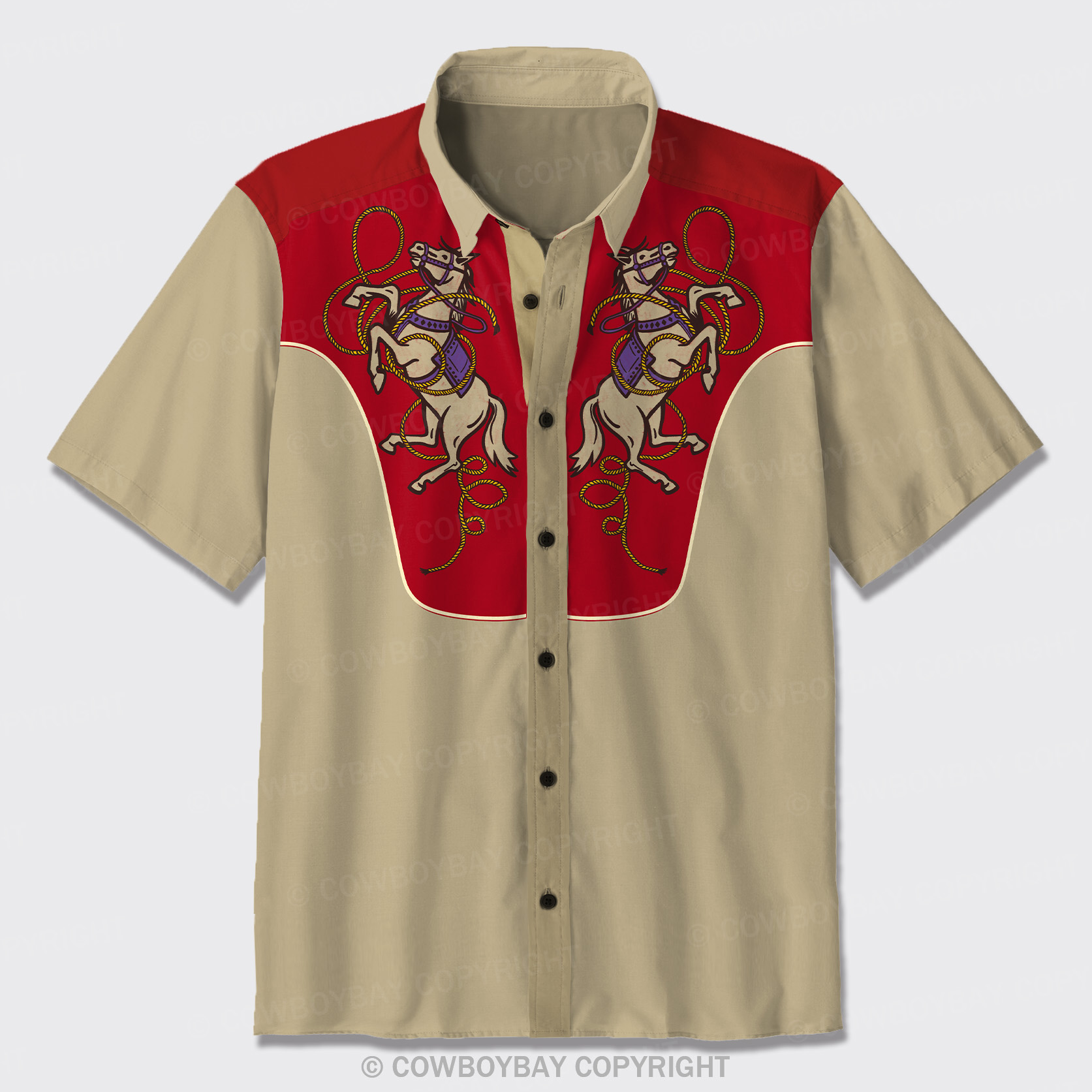 The Horse And The Reins Button Up Shirts