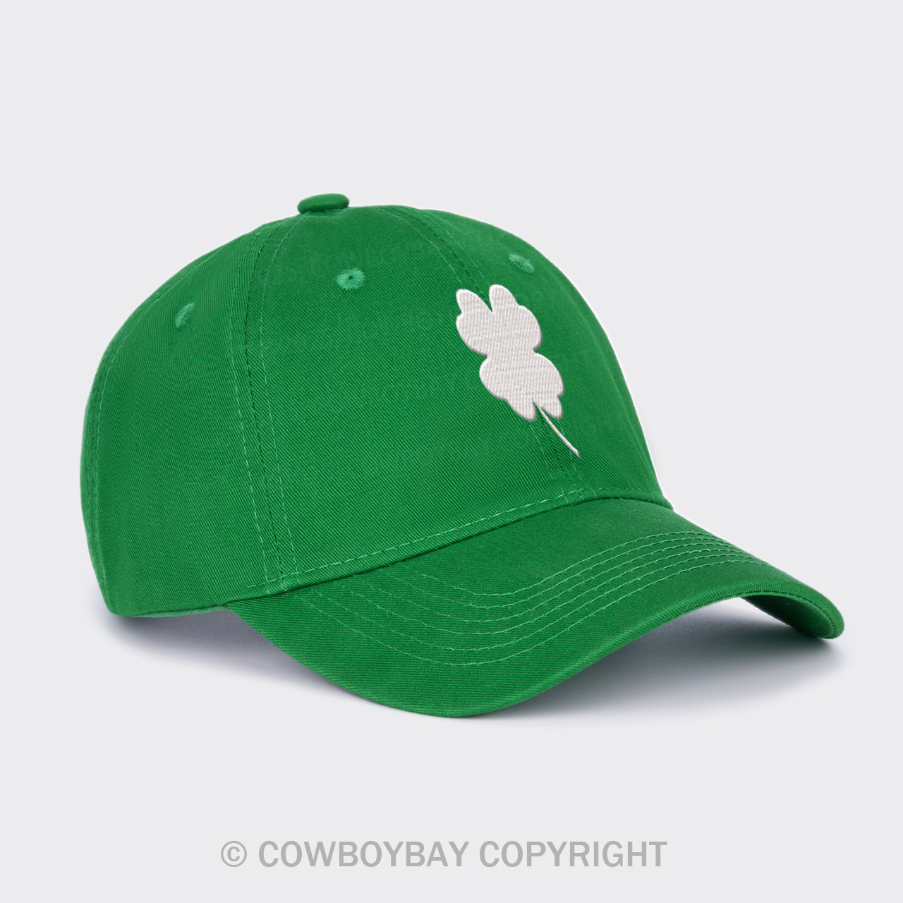 Four Leaves Clover Embroidered Baseball Hat