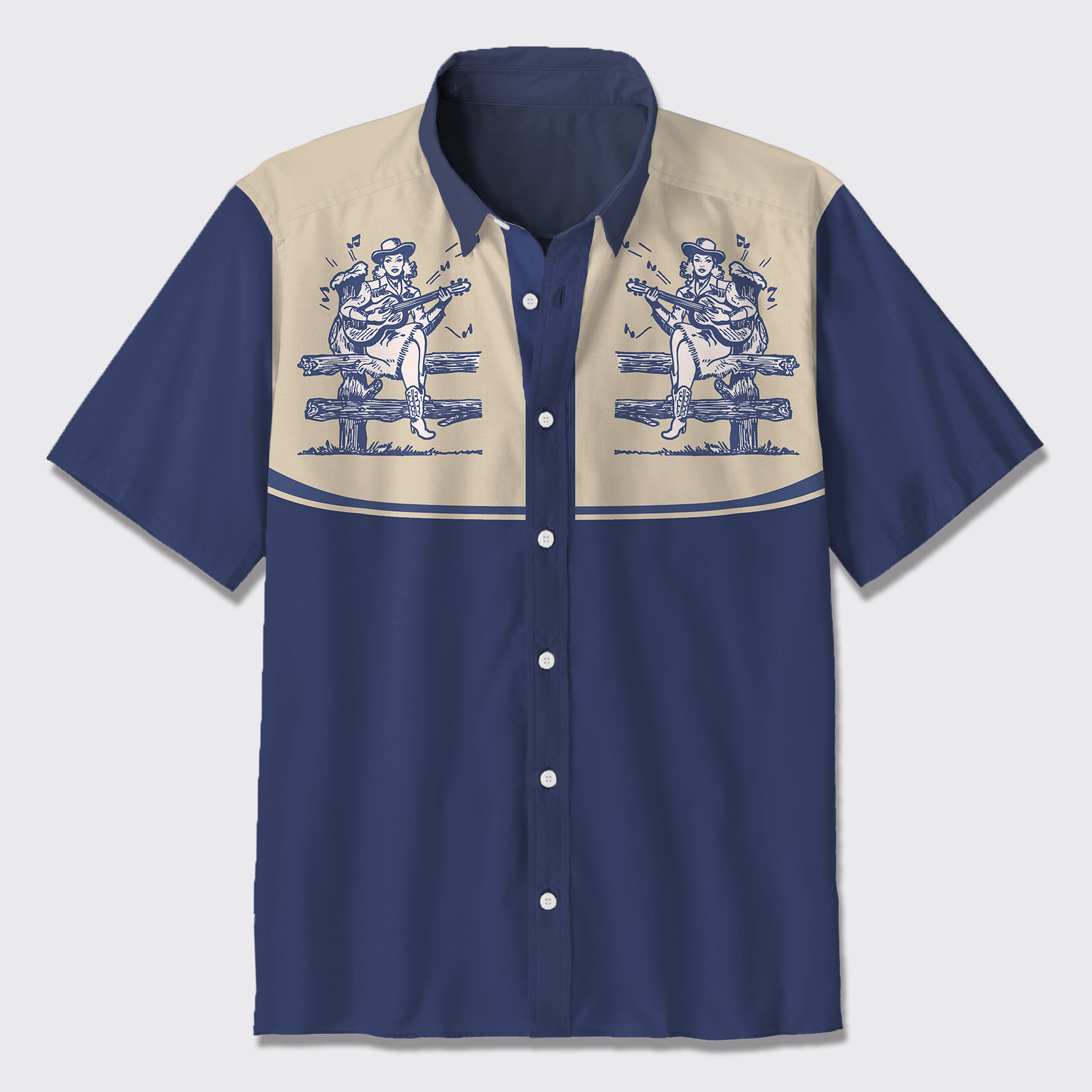 The Singing Cowgirl Button Up Shirts