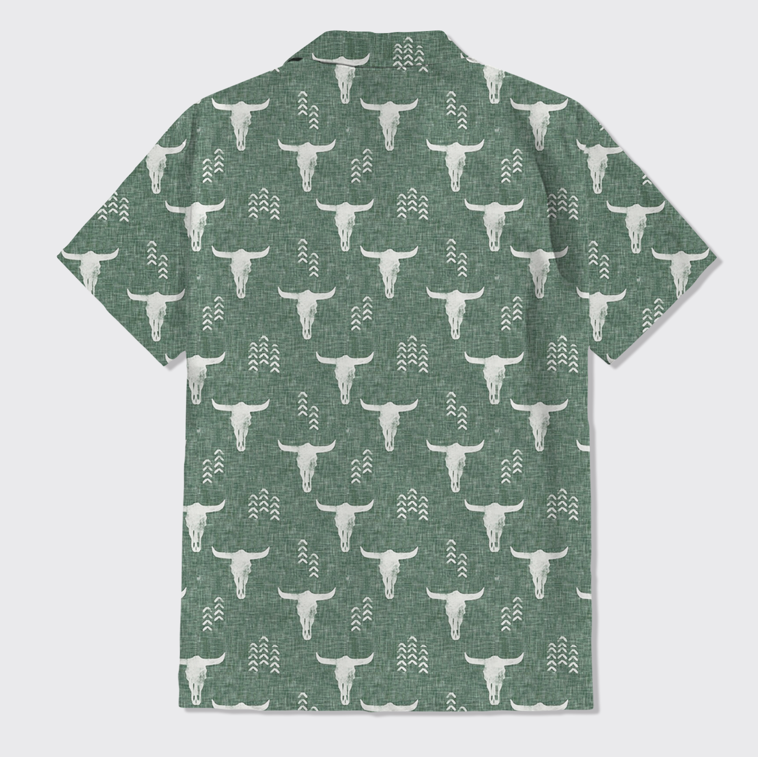 Green Cow Button Up Shirts