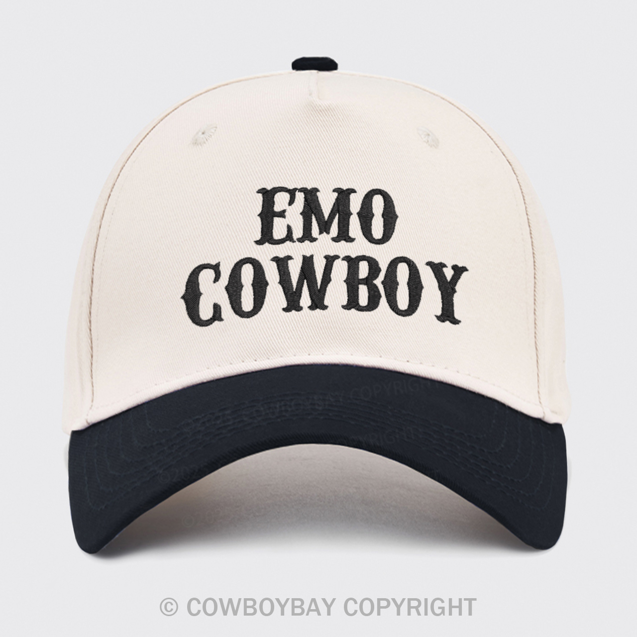 Emo Cowboy Embroidered Trucker Hat