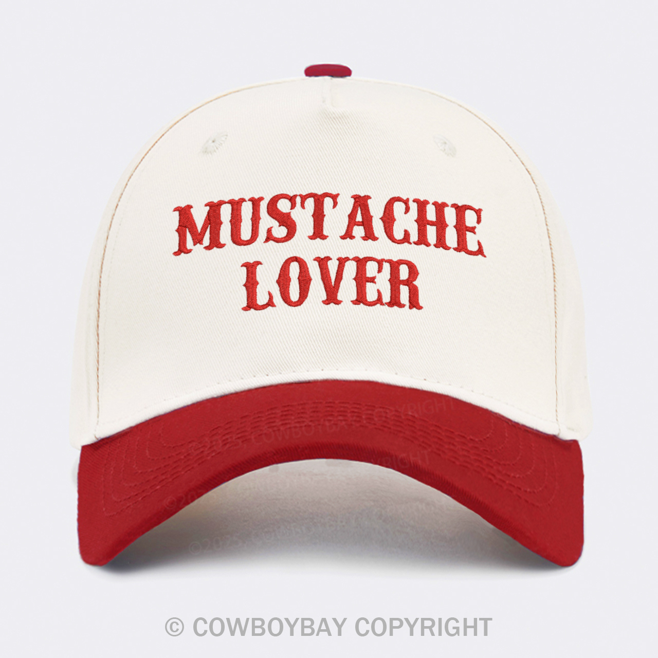 Mustache Lover Embroidered Trucker Hat