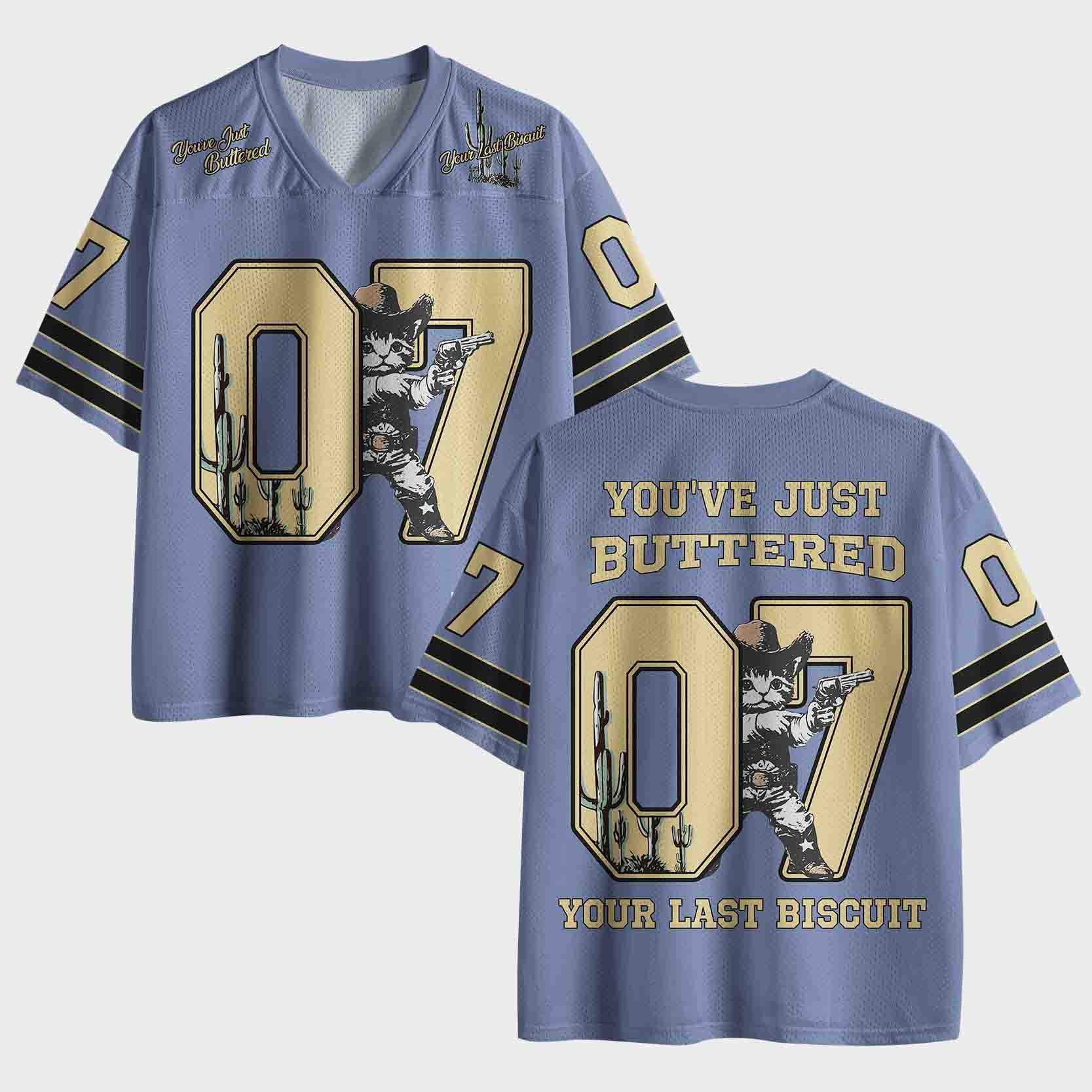 Personalized You've Just Buttered Your Last Biscuit Mesh Jersey