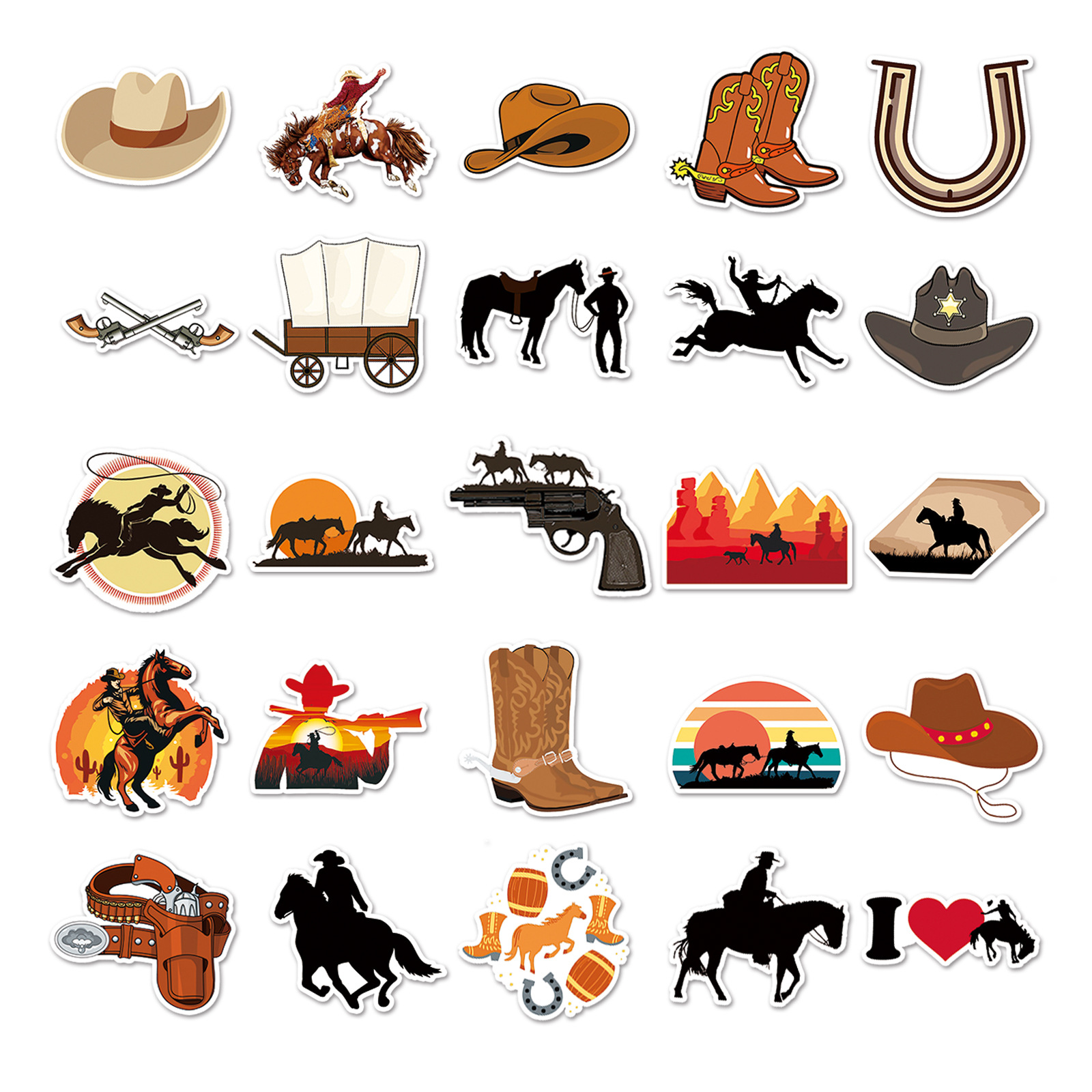 2024 Western Cowboybay Sticker Pack